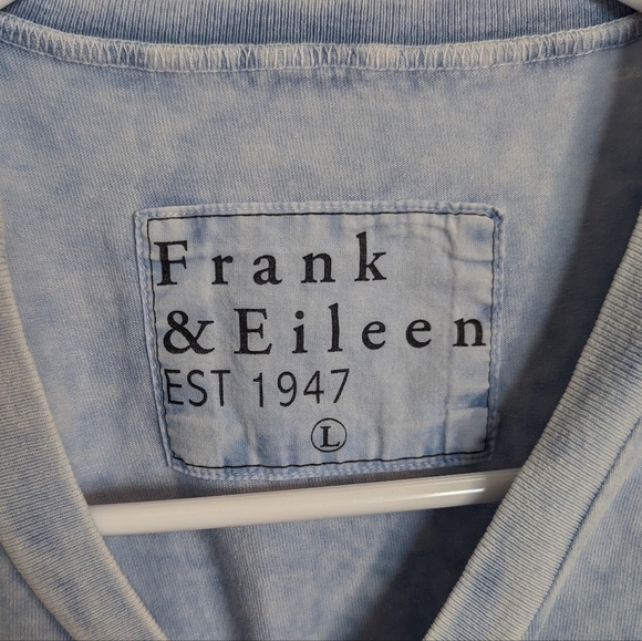 Frank & Eileen Harper Perfect Tee Maxi Dress - Mineral Blue Vintage Wash sz L - Picture 3 of 7